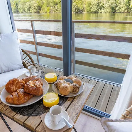 Houseboat Sur La Seine - Privatif Avec Jacuzzi * Moisson