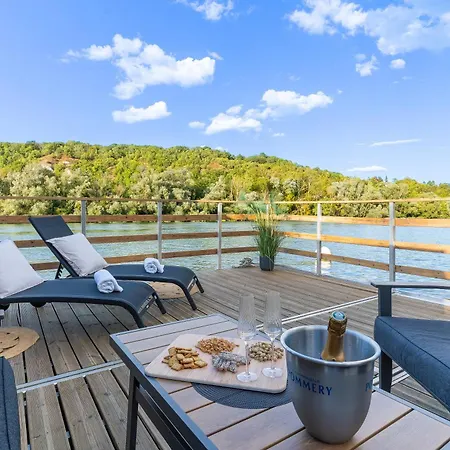 Houseboat Sur La Seine - Privatif Avec Jacuzzi * Moisson